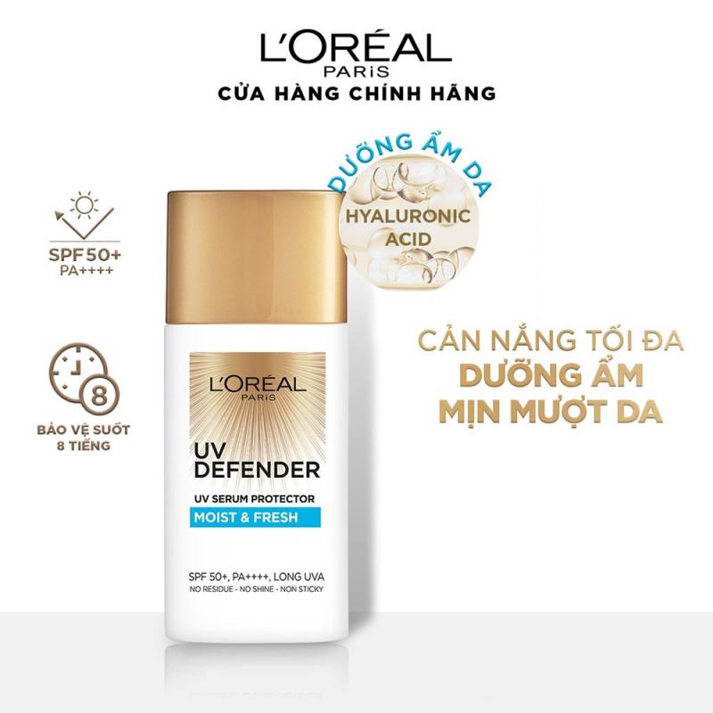 Kem chống nắng dạng tinh chất L’oreal New UV Defender UV Serum Protector SPF50+/PA++++
