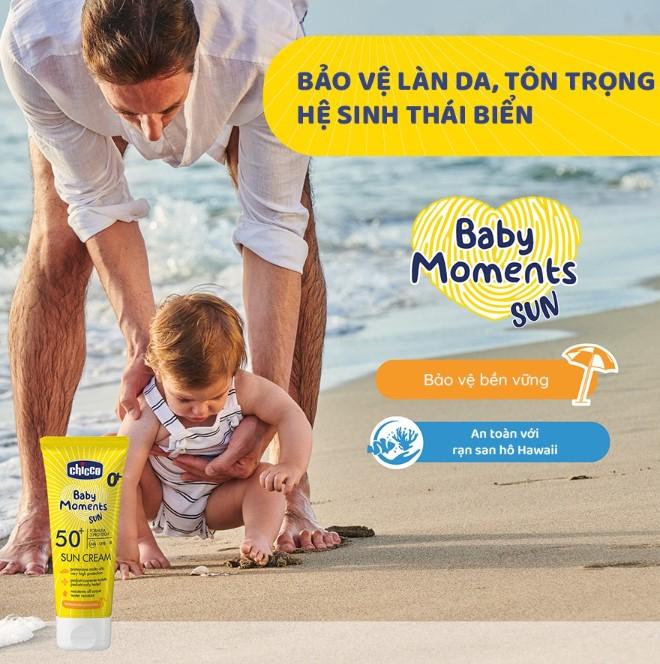 Kem chống nắng dưỡng da Chicco SPF 50+