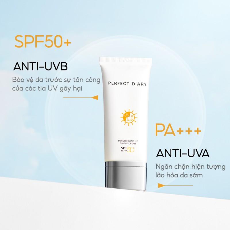 Kem chống nắng Perfect Diary  SPF50+ bảo vệ khỏi tia UV PA+++