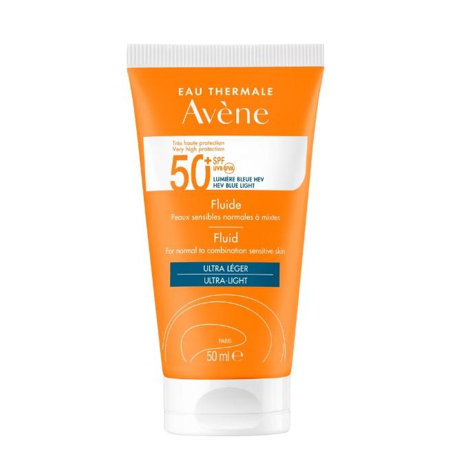 Kem chống nắng quang phổ rộng Avène Protection Fluid 50+ Blue Light