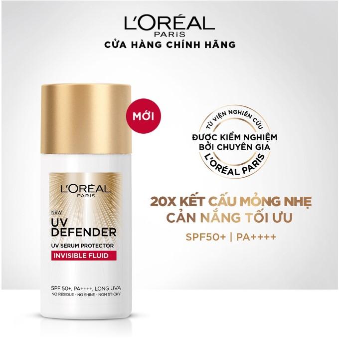 Kem chống nắng thoáng da mỏng nhẹ L’Oreal Paris UV Defender Serum 50ml SPF 50++