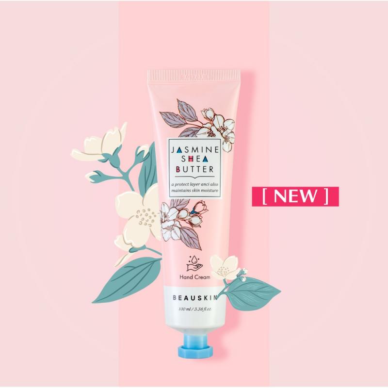 Kem dưỡng da tay Beauskin Jasmine She Butter Hand Cream hương nhài thơm mát