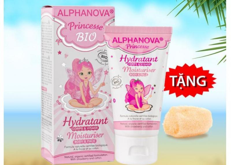 Kem dưỡng mặt và cơ thể hữu cơ cho bé gái Alphanova Princesse