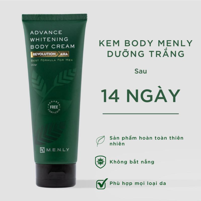 Kem dưỡng trắng body cho nam Menly