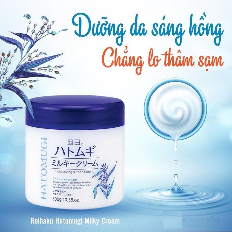 Kem Hatomugi Moisturizing & Conditioning The Milky Cream