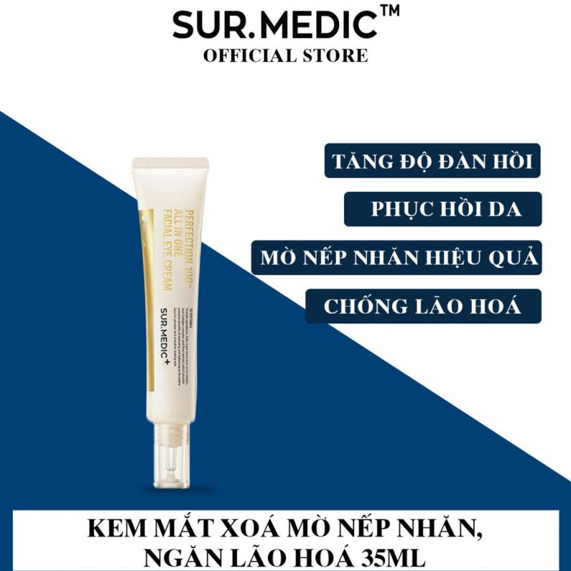 Kem giảm thâm mắt, ngăn ngừa lão hóa Sur.Medic+ Perfection 100tm All In One Facial Eye Cream 35ml