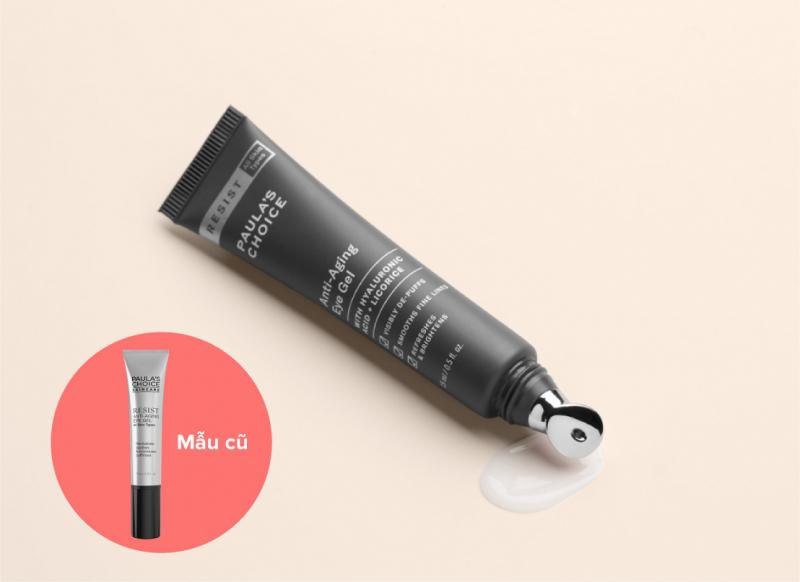 Kem mắt xóa nhăn, ngăn ngừa quầng thâm, kèm đầu massage Paula’s Choice Resist Anti-Aging Eye Gel