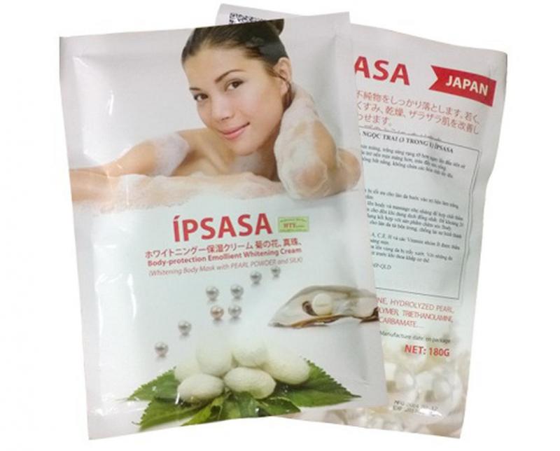 Kem tắm trắng Ipsasa chiết xuất ngọc trai và tơ tằm