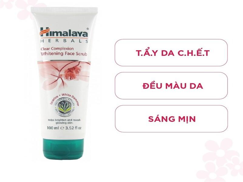 Kem tẩy da chết và làm trắng da Himalaya Herbals Clear