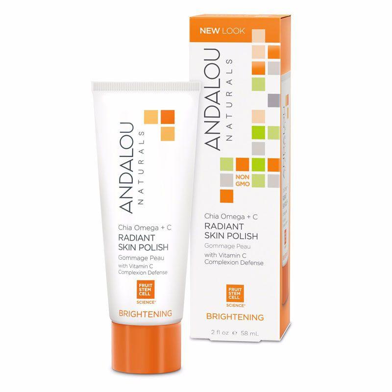 Kem tẩy tế bào chết Andalou Brightening Chia Omega + C Radiant Skin Polish