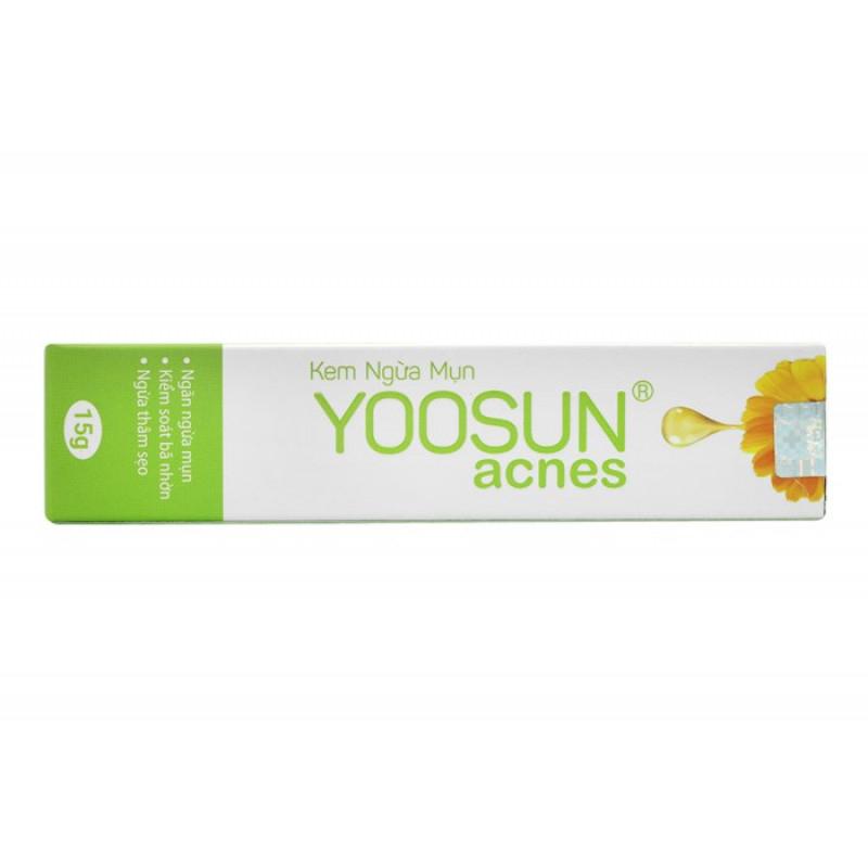 Kem trị Mụn, kiểm soát bã nhờn, ngừa thâm sẹo Yoosun Acnes 15g