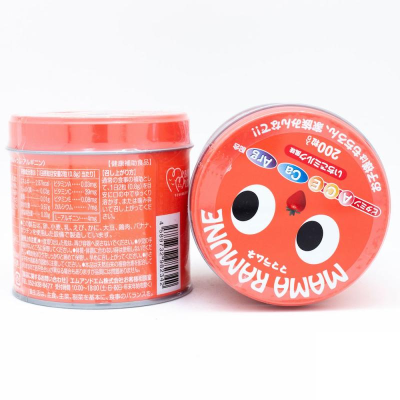 Kẹo biếng ăn cho trẻ Mama Ramune Nhật Bản