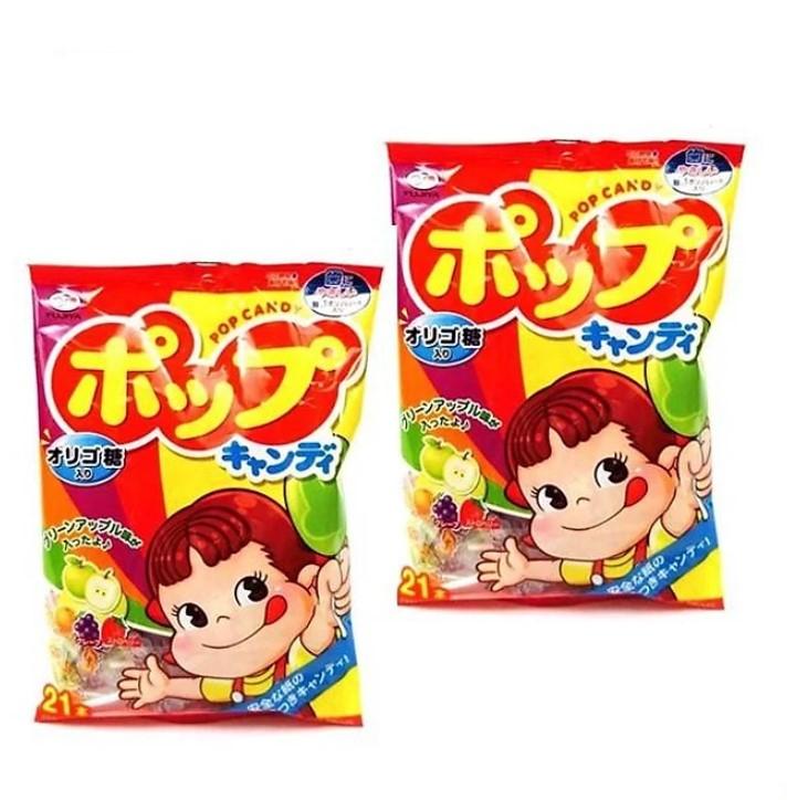 Kẹo mút hoa quả Fujiya Pop Candy chống sâu răng