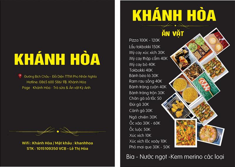 Khánh Hòa - Trà sữa & Ăn vặt