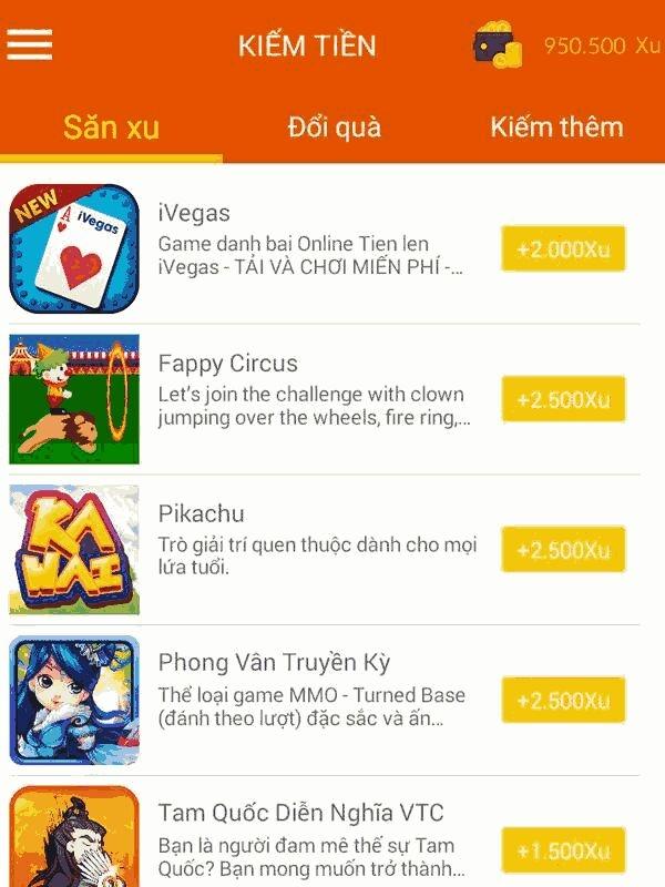 Kiếm tiền là ứng dụng uy tín, nhanh chóng.