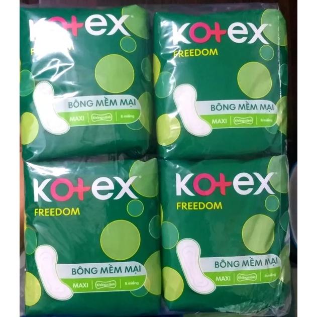 Kotex Freedom Maxi dày không cánh 8 miếng