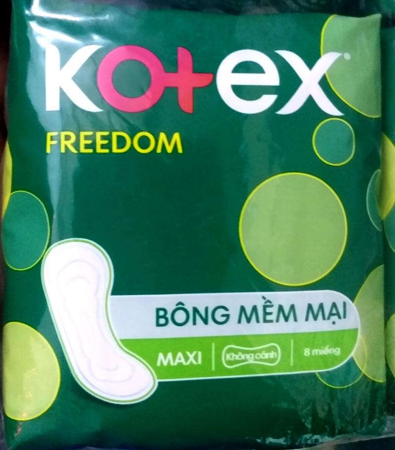 Kotex Freedom Maxi dày không cánh 8 miếng