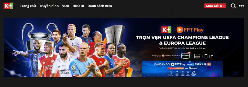 Trang web xem.kplus.vn