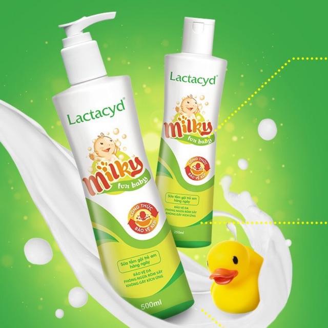 Lactacyd Milky là loại sữa tắm gội hàng ngày. ﻿