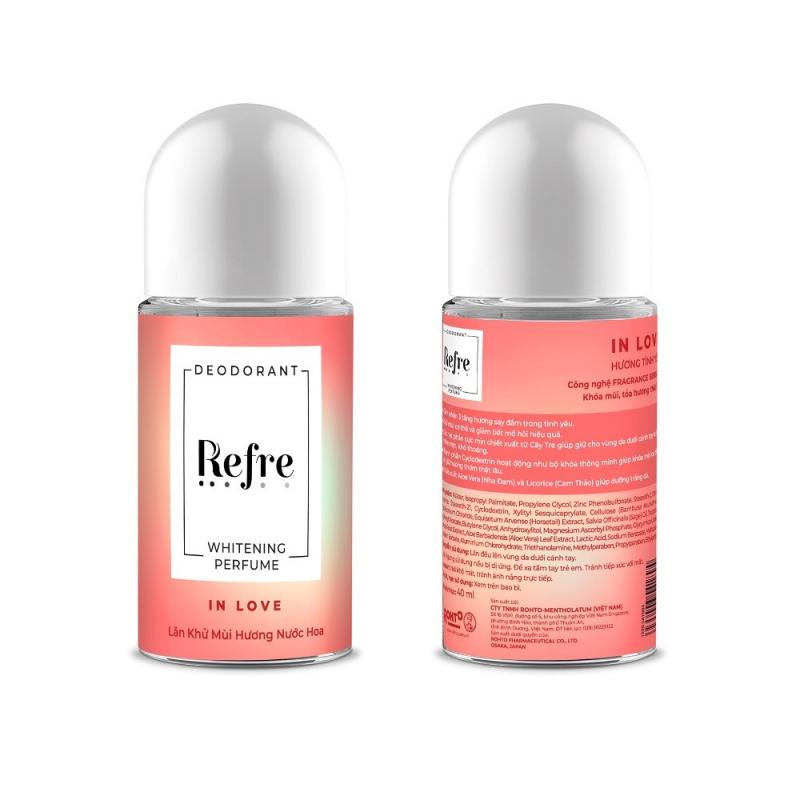 Lăn khử mùi dưỡng trắng Refre Whitening Perfume In Love
