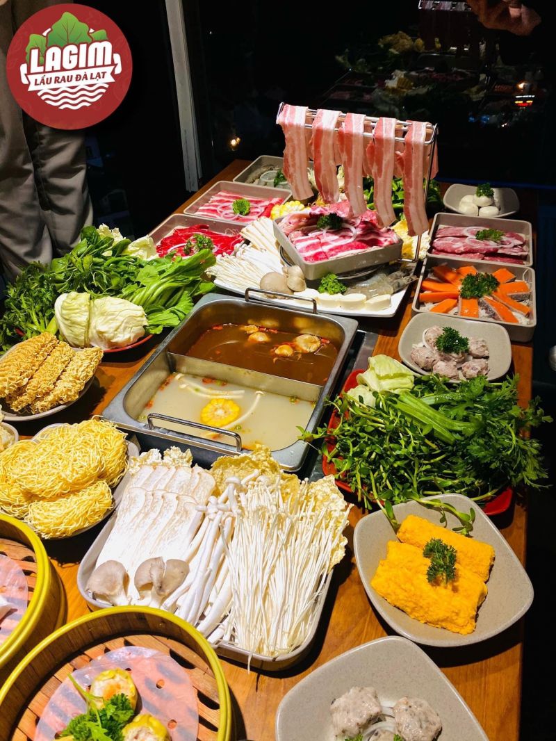 Lẩu buffet rau Đà Lạt LAGIM