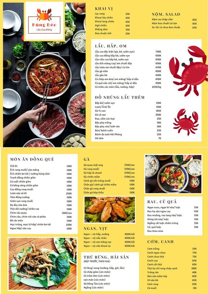 Lẩu Ếch Măng Cay Hùng Béo
