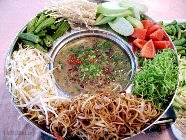 Lẩu lươn hoa chuối