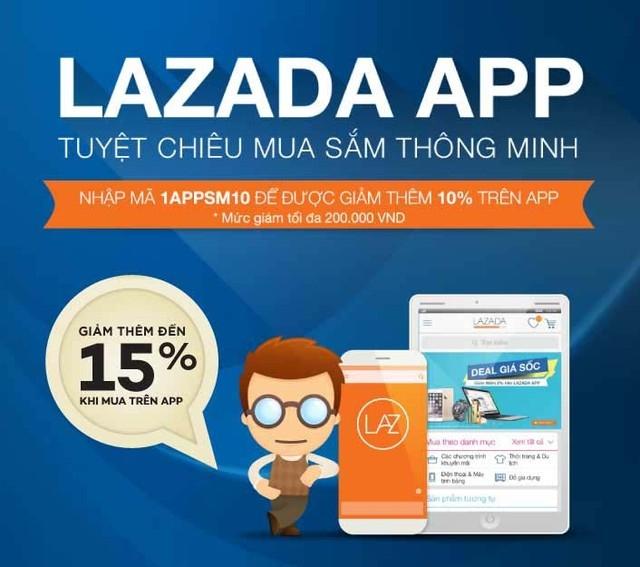 Lazada với chương trình khuyến mại sốc giá flashsale