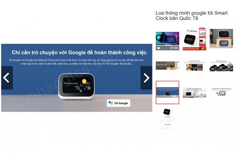 Loa thông minh Google Mi Smart Clock