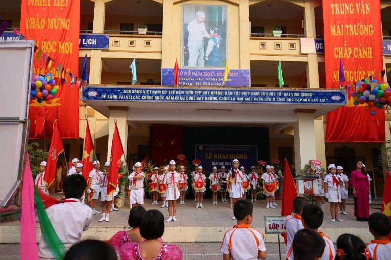 Lời dẫn đón học sinh lớp 1 (số 7)