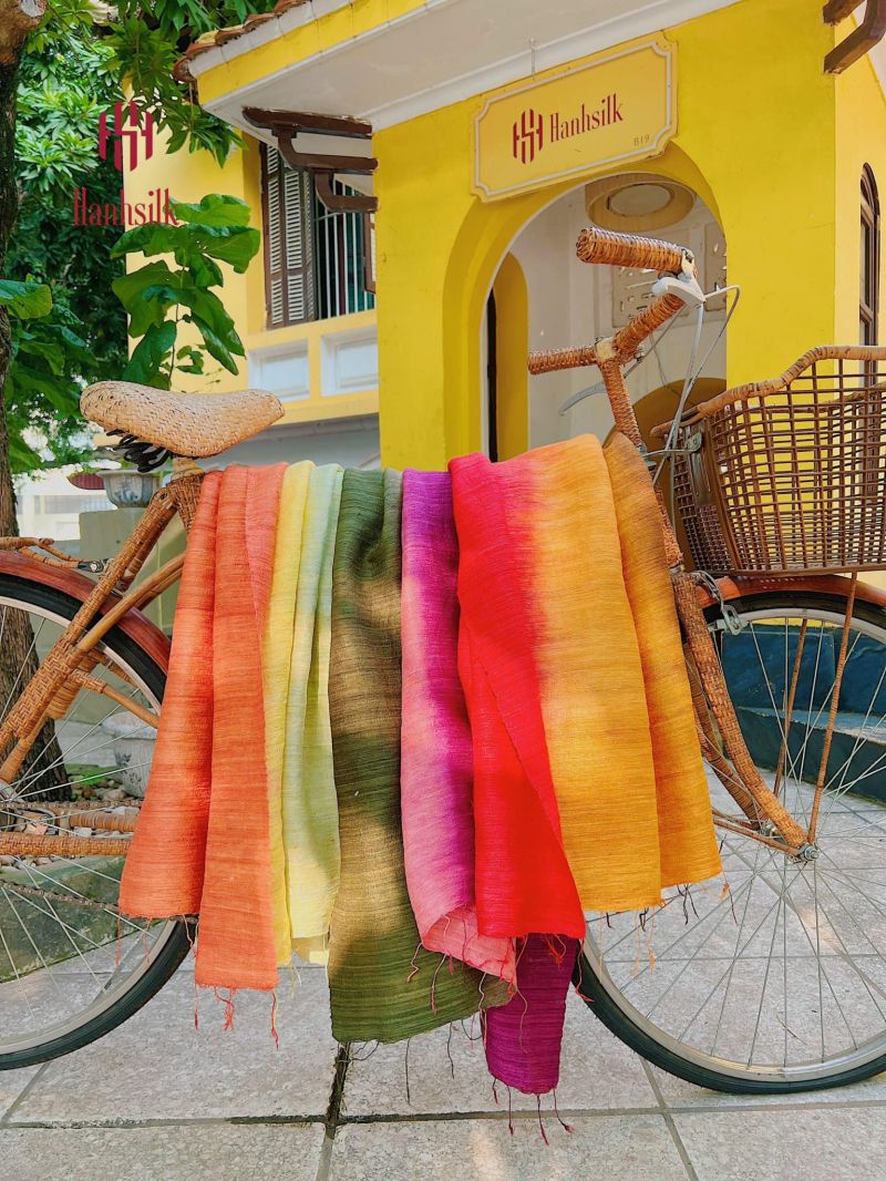 Lụa tơ tằm Việt Nam - Hanhsilk
