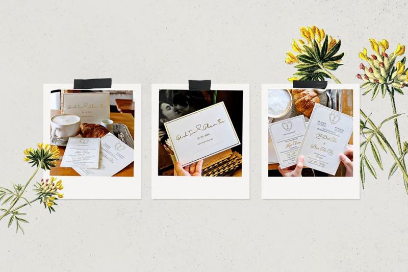 Những chiếc thiệp xinh xắn ở Lubi Wedding Paper