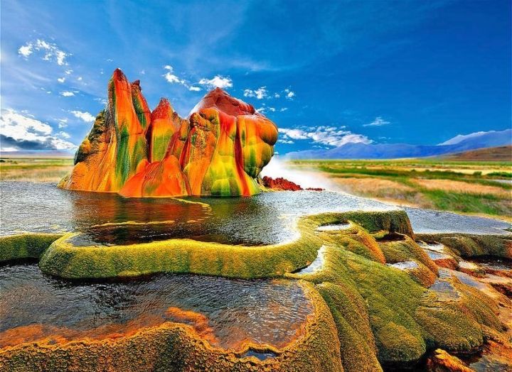 Mạch nước phun Fly Geyser - Sao Hỏa trên trái đất