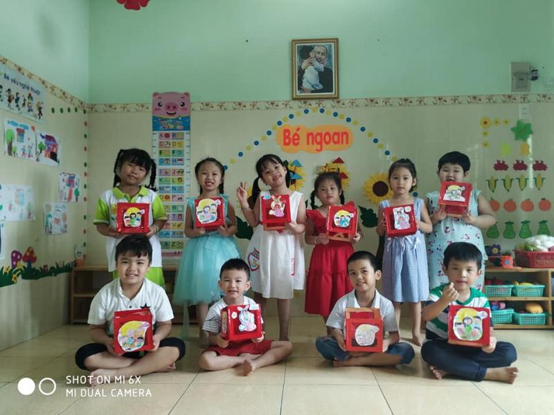 Các  con được học tập và vui chơi trong môi trường sạch sẽ