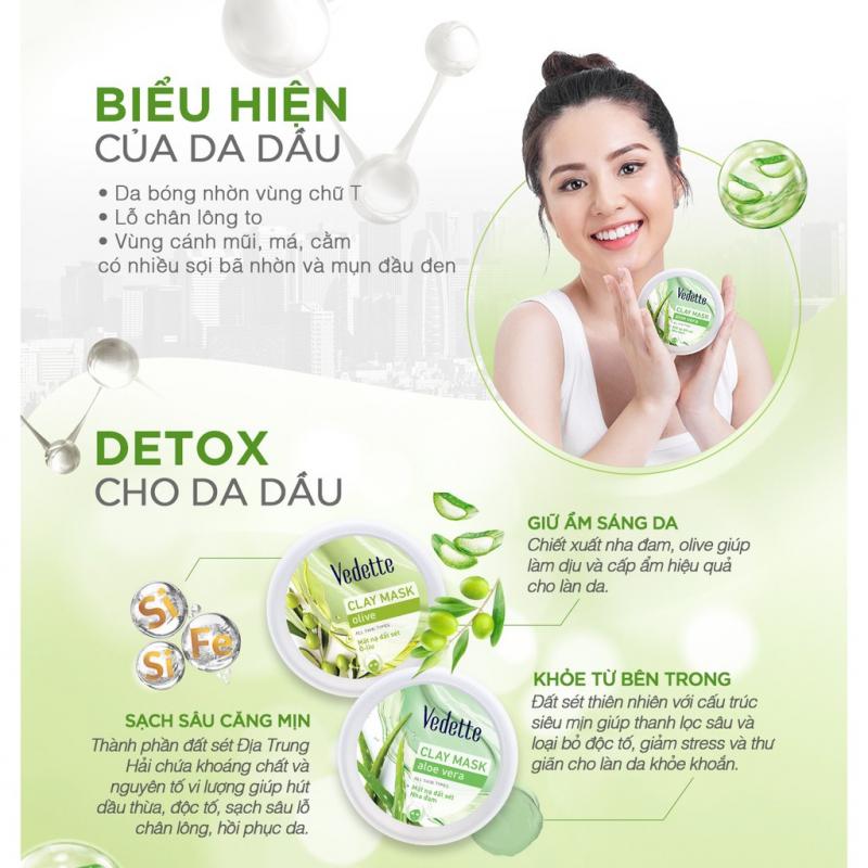 Mặt nạ đất sét Vedette bùn non