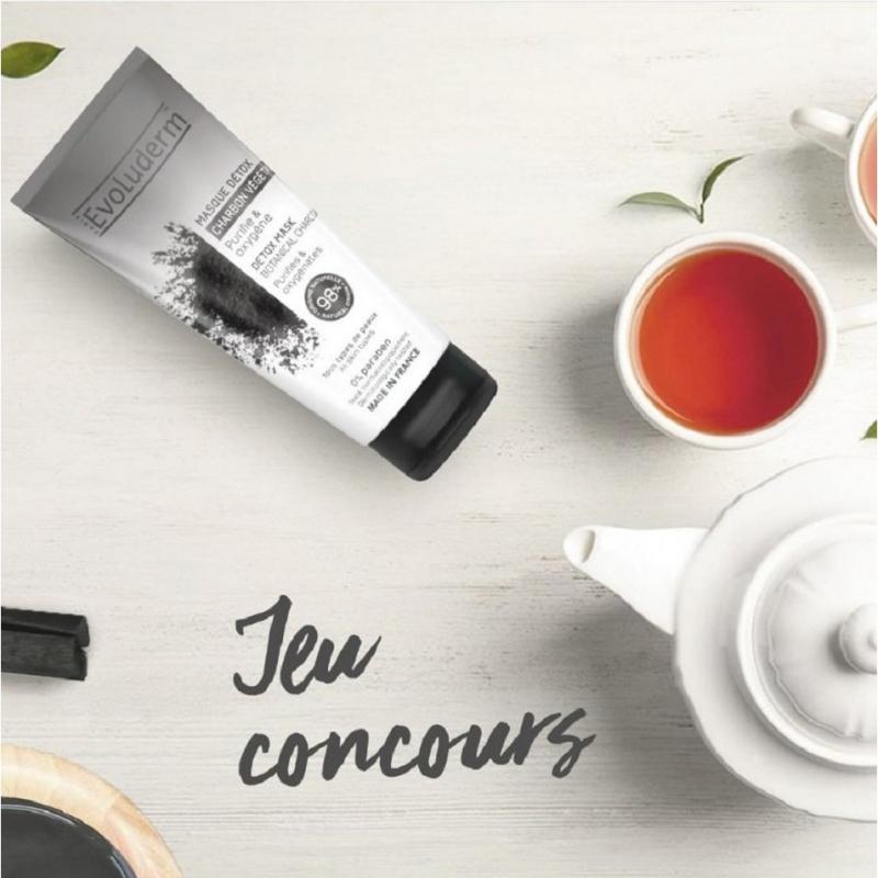 Mặt nạ Evoluderm Detox tinh chất than hoạt tính