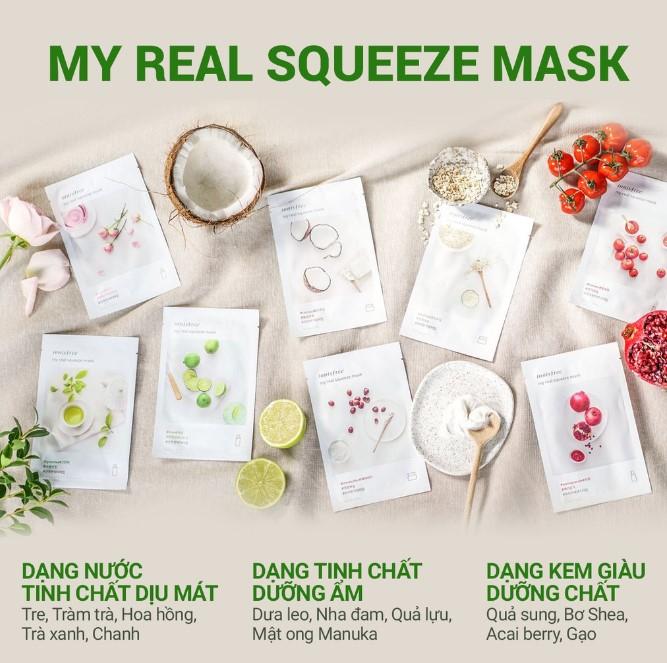 Mặt nạ innisfree My Real Squeeze Mask