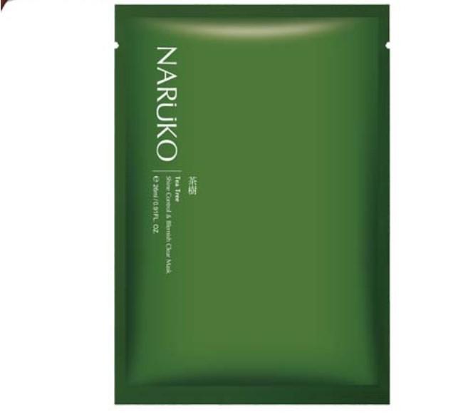 Mặt nạ kiểm soát dầu và mụn trà tràm Naruko Tea Tree