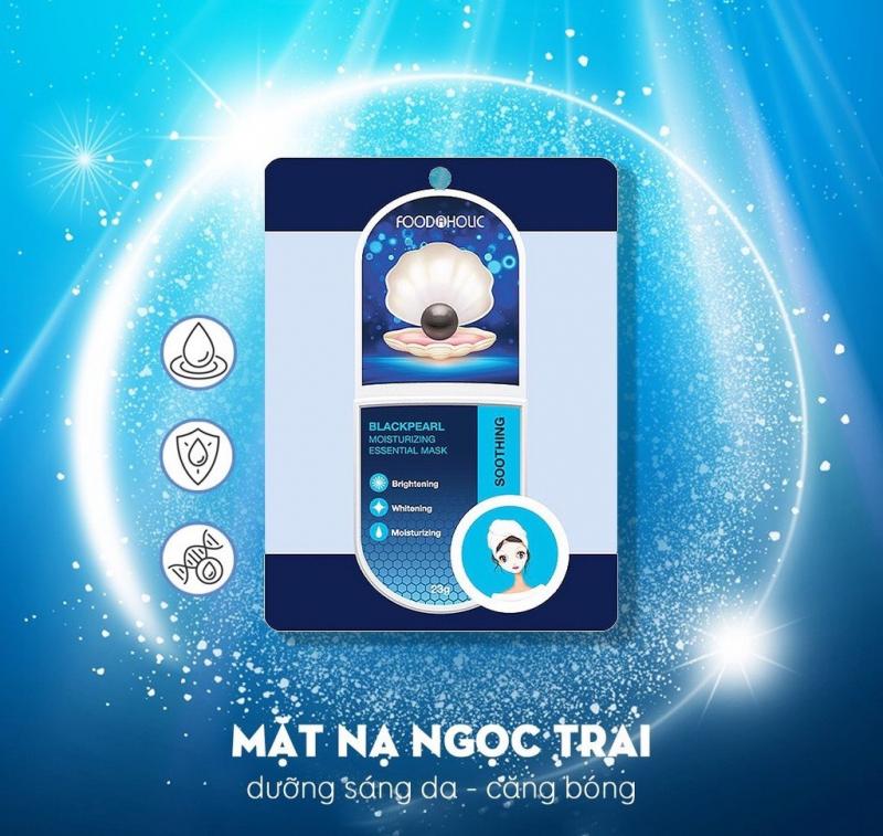 Mặt nạ Ngọc Trai dưỡng da chuyên sâu Foodaholic Blackpearl Moisturizing Essential Mask