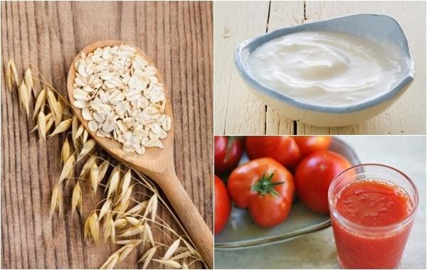 Mặt nạ yến mạch cà chua