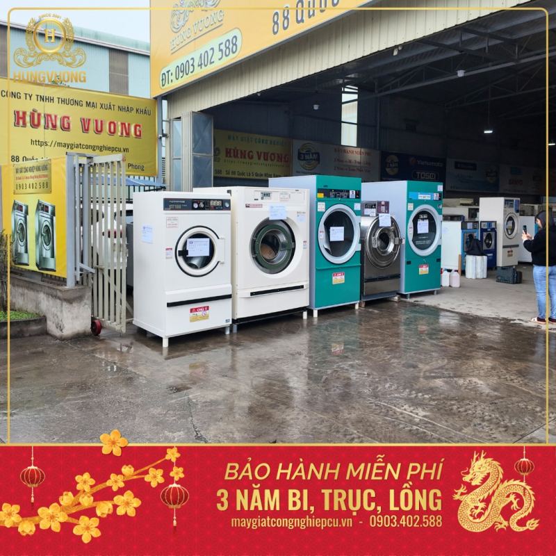 Máy Giặt Công Nghiệp Hùng Vương