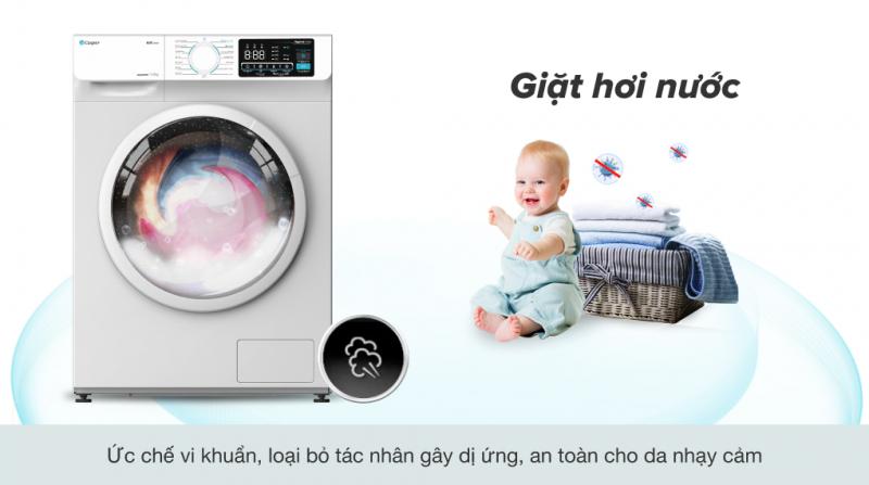 Máy giặt cửa ngang Casper Inverter 10.5 KG WF-105I140BWC