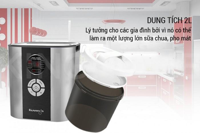 Máy làm sữa chua và pho mát 6 trong 1 Kuvings KGC-712CB
