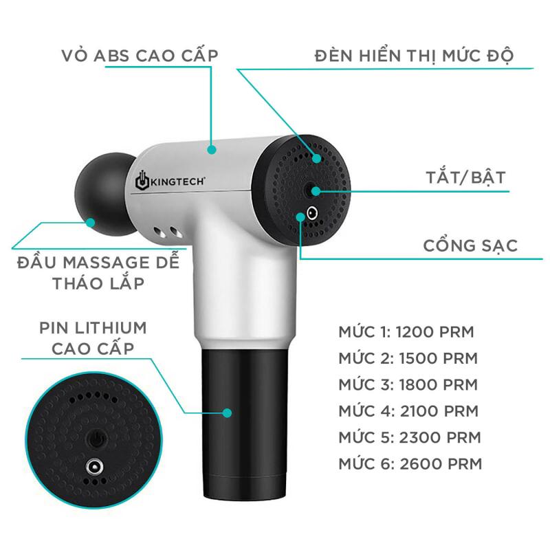 Máy massage cầm tay toàn thân Kingtech KH-320