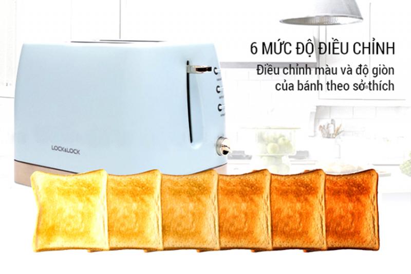 Máy nướng bánh mì Lock&Lock EJB221BLU