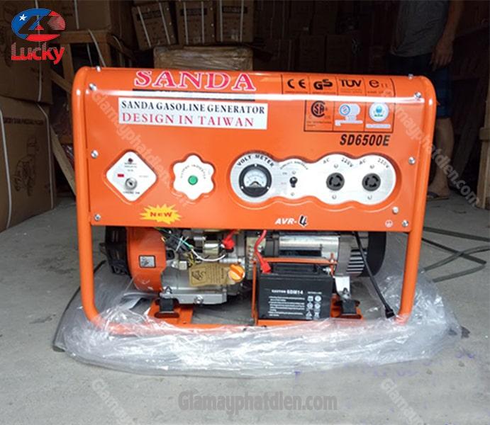 Máy phát điện có đề SANDA 5,5KW SD6500E