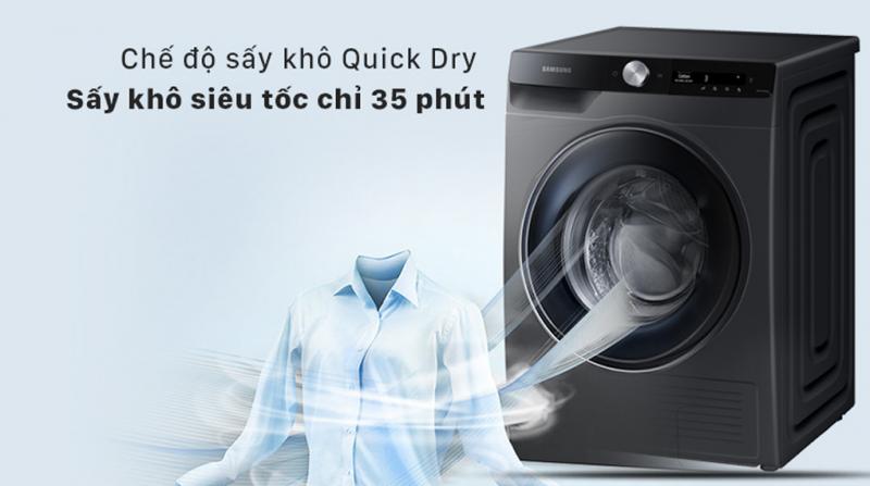 Máy sấy Samsung Inverter 9 kg DV90T7240BB/SV