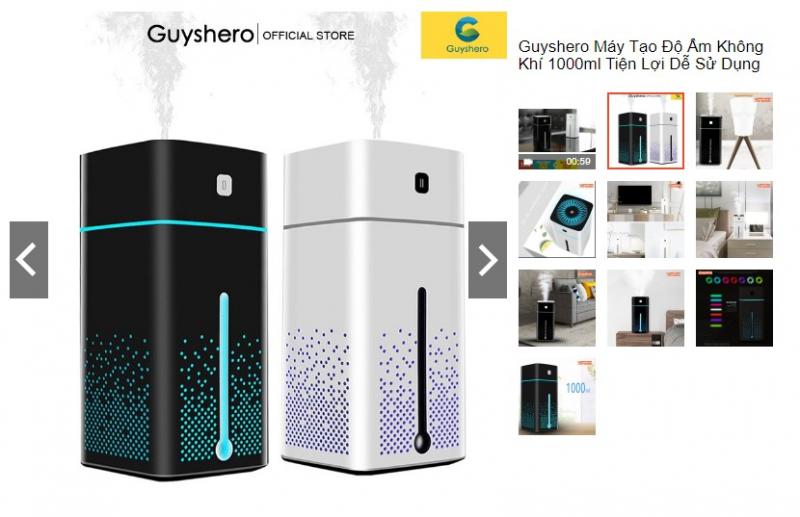 Máy tạo độ ẩm không khí Guyshero
