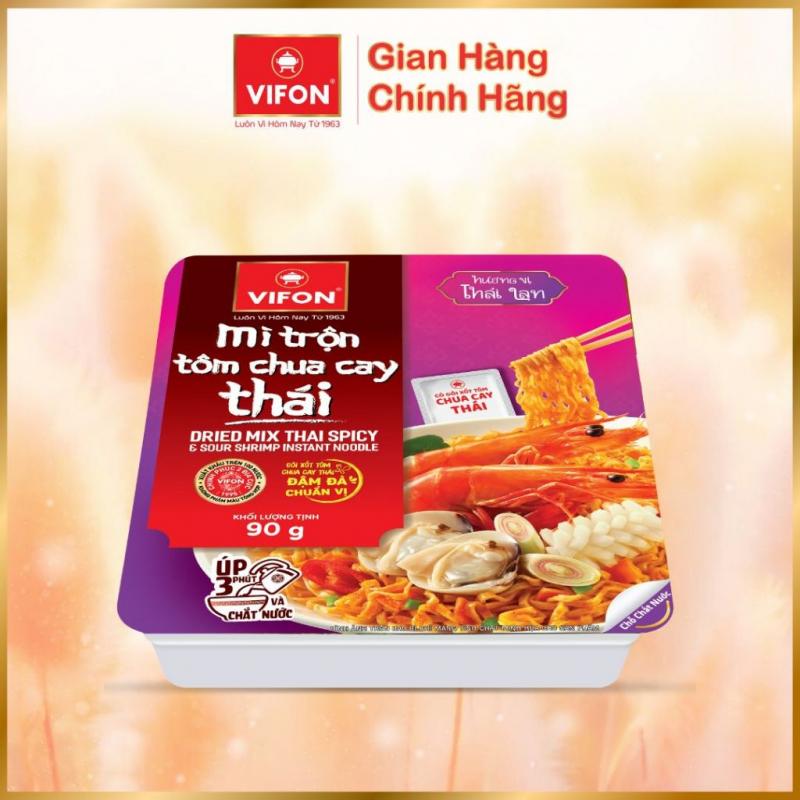 Mì trộn Tôm chua cay Thái VIFON 90gr