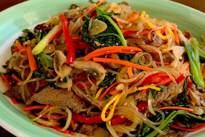 Miến xào cà ri Singapore